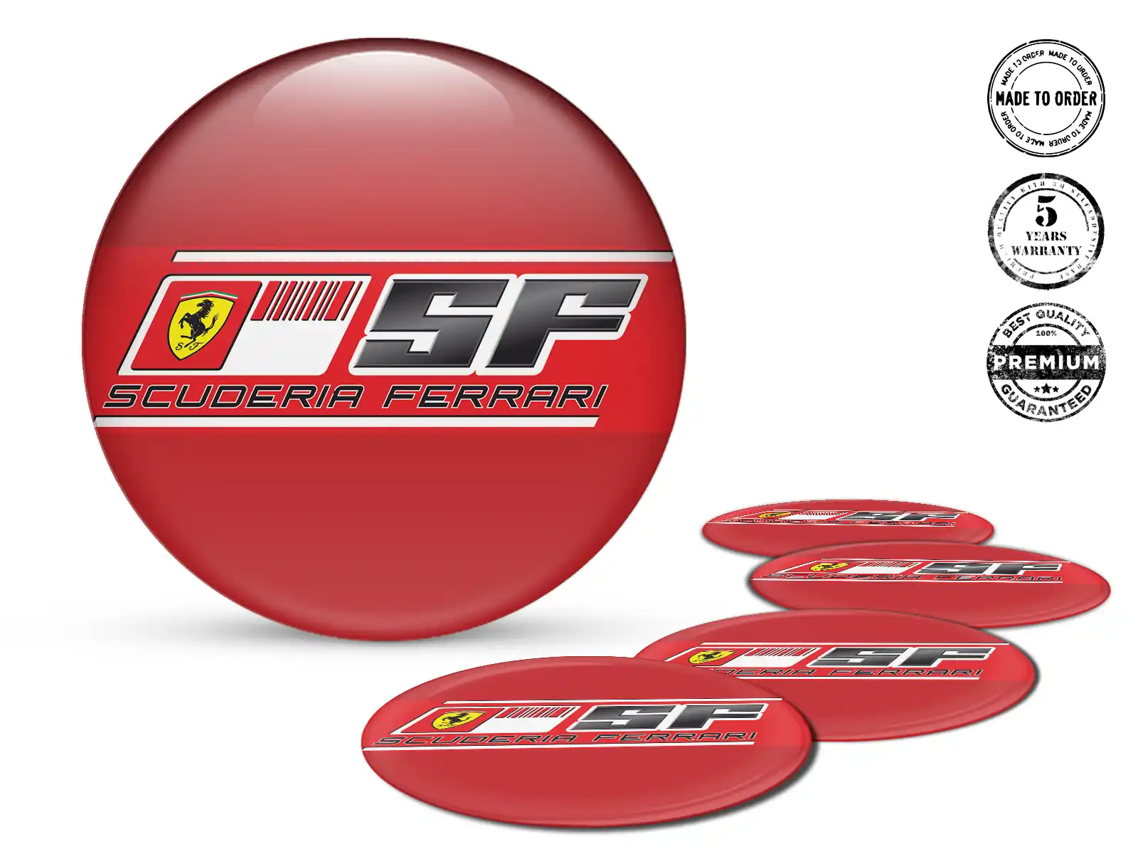 Ferrari Dome Dekoration Stil Individuelle Radplaketten